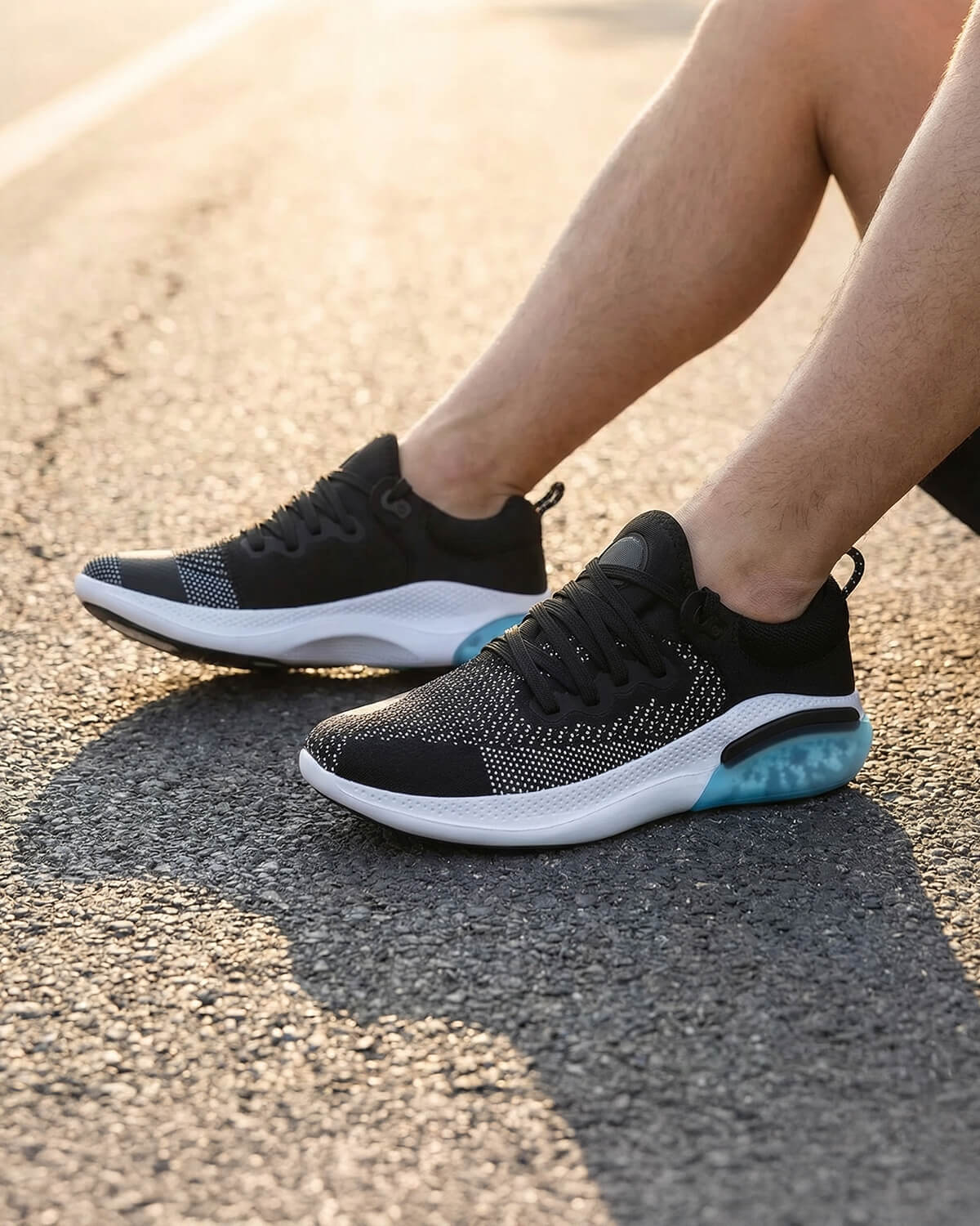 Walking Sneakers with Heel Stabilizer