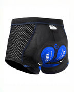 Padded Cycling Underwear Shorts with Gel Chamois