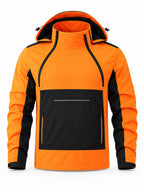 Hooded Softshell Anorak Hiking Jacket
