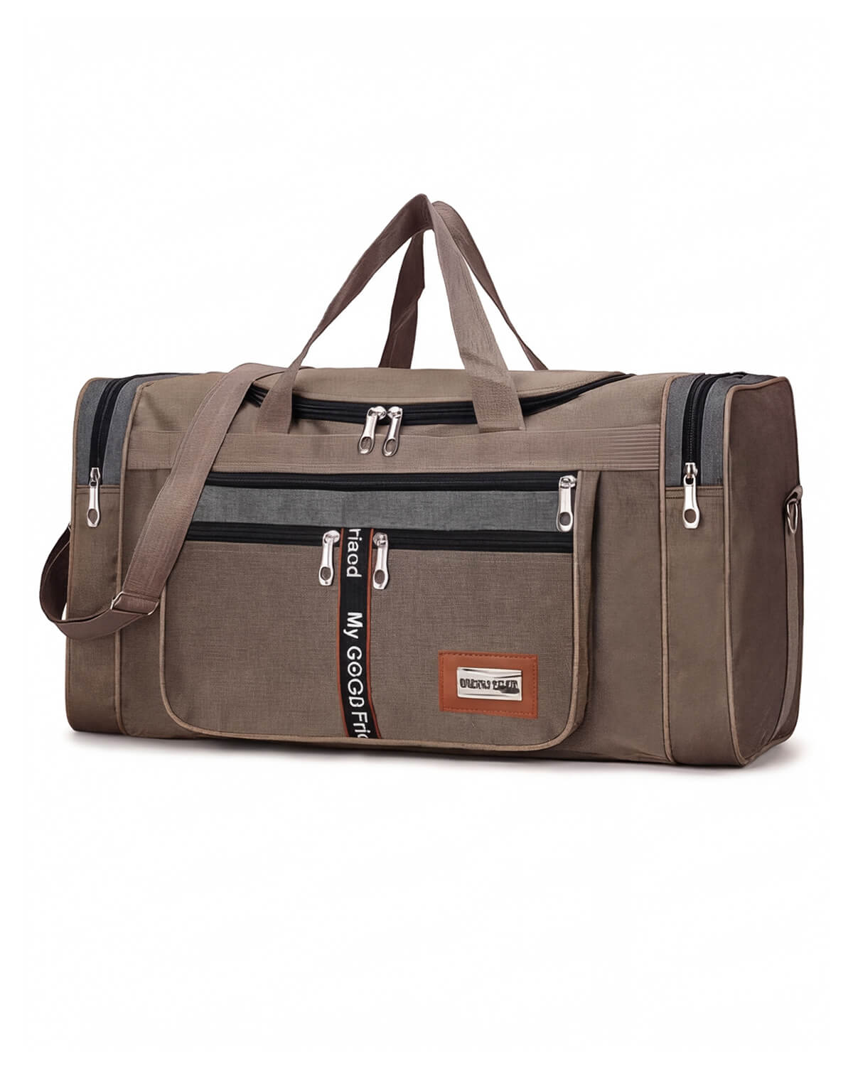Sports Duffel Bag with Shoulder Strap and Multi Pockets