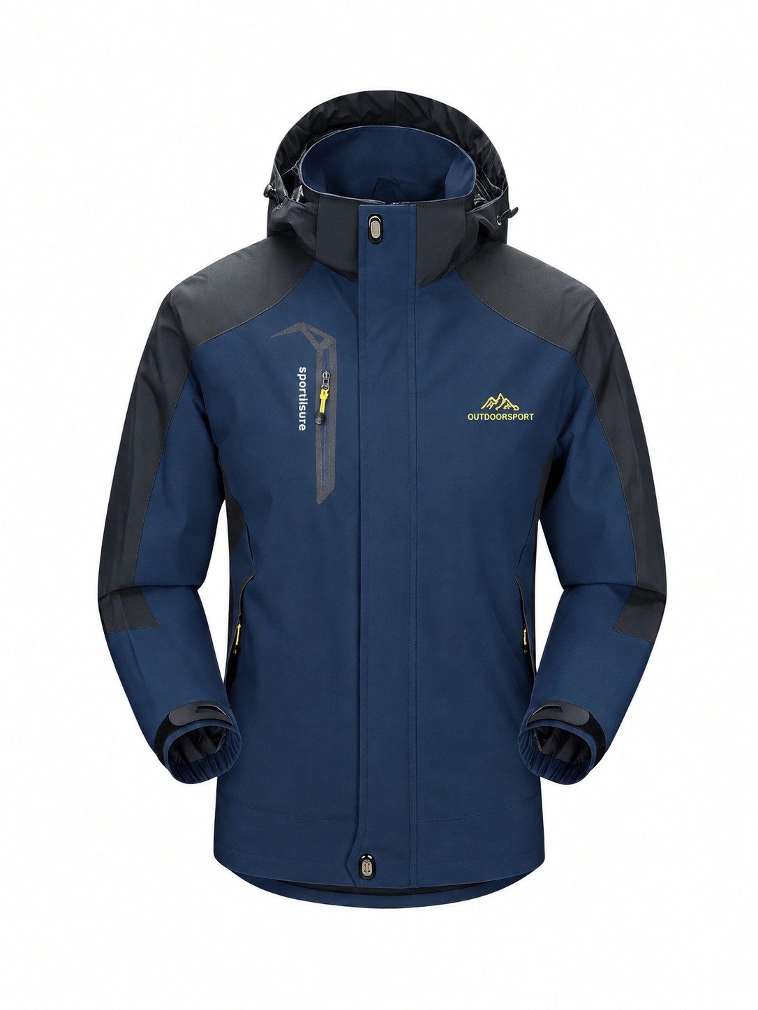 Hooded Hiking Rain Shell with 1500mm Protection