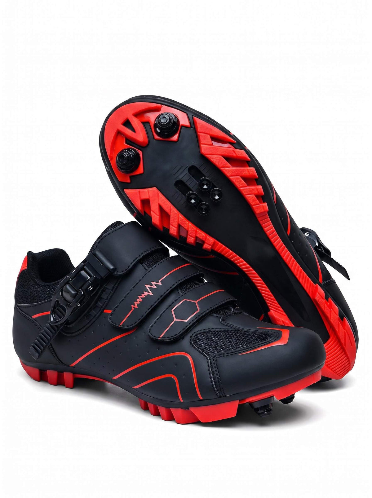 Road Cycling Shoes with Three-Point Adjustable Fastening