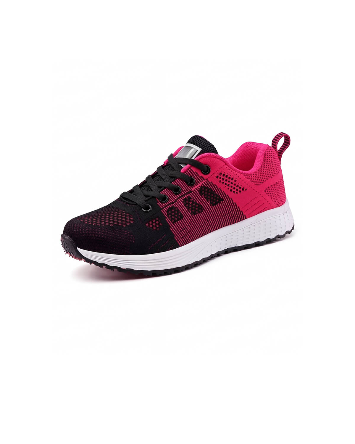 Women’s Lightweight Knit Training Sneakers with Lace-Up Fit