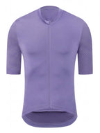 Short-Sleeve Cycling Jersey with Full-Length Front Zipper
