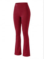 High-Waisted Flared Workout Leggings