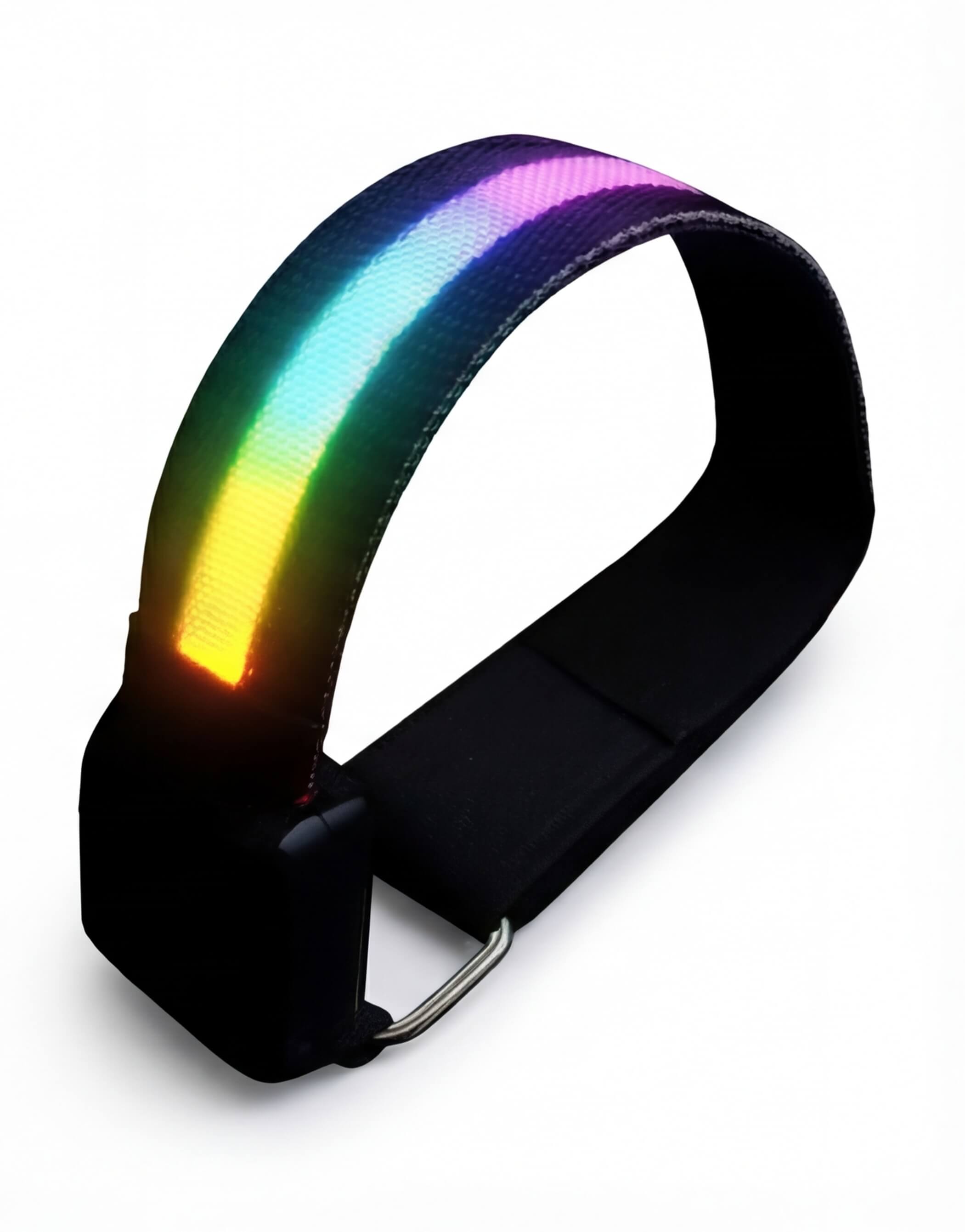 USB Rechargeable LED Reflective Armband for Night Running