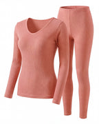 Women’s Thermal Base Layer Set with Ribbed Fit