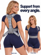 Adjustable Structured Upper-Back Posture Support Brace