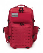 Tactical-Style Backpack with MOLLE Webbing and Patch Panel