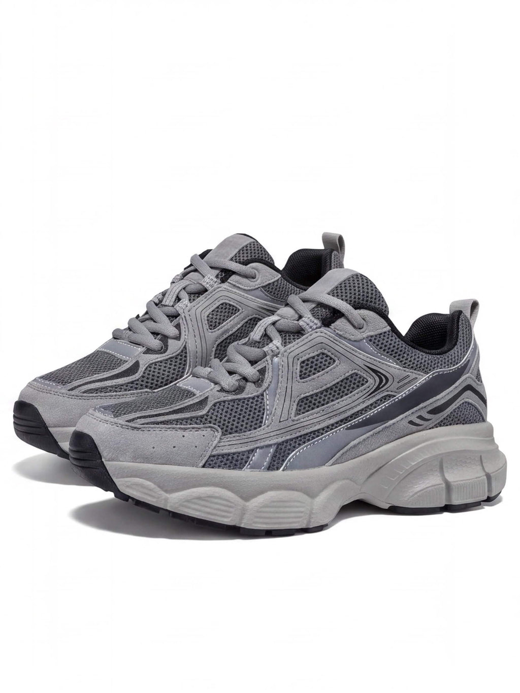 Women’s Mesh Trainers with Segmented Cushioning and Support Panels