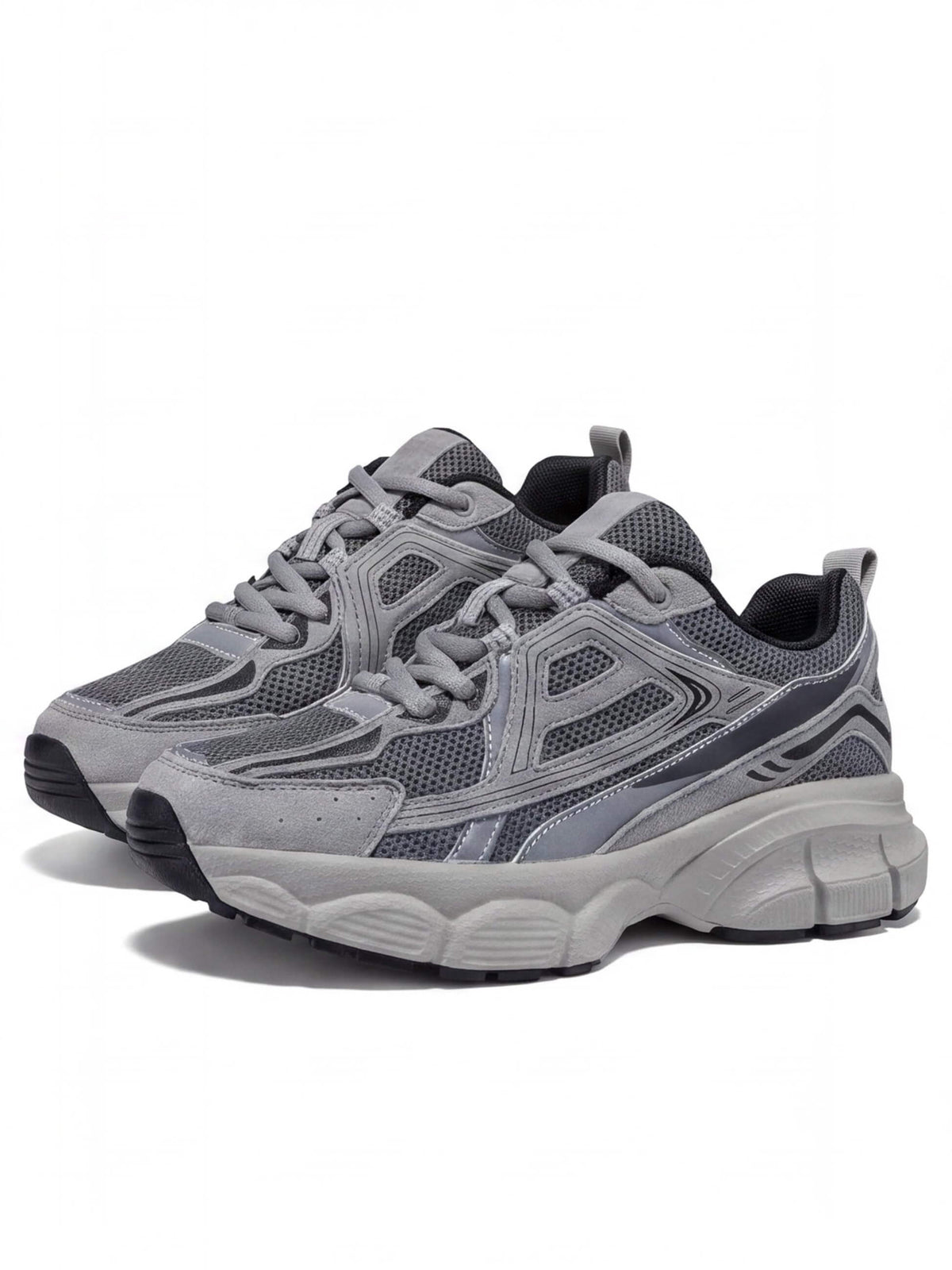 Women’s Mesh Trainers with Segmented Cushioning and Support Panels