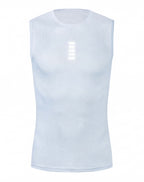 Sleeveless Reflective Cycling Base Layer with Mesh