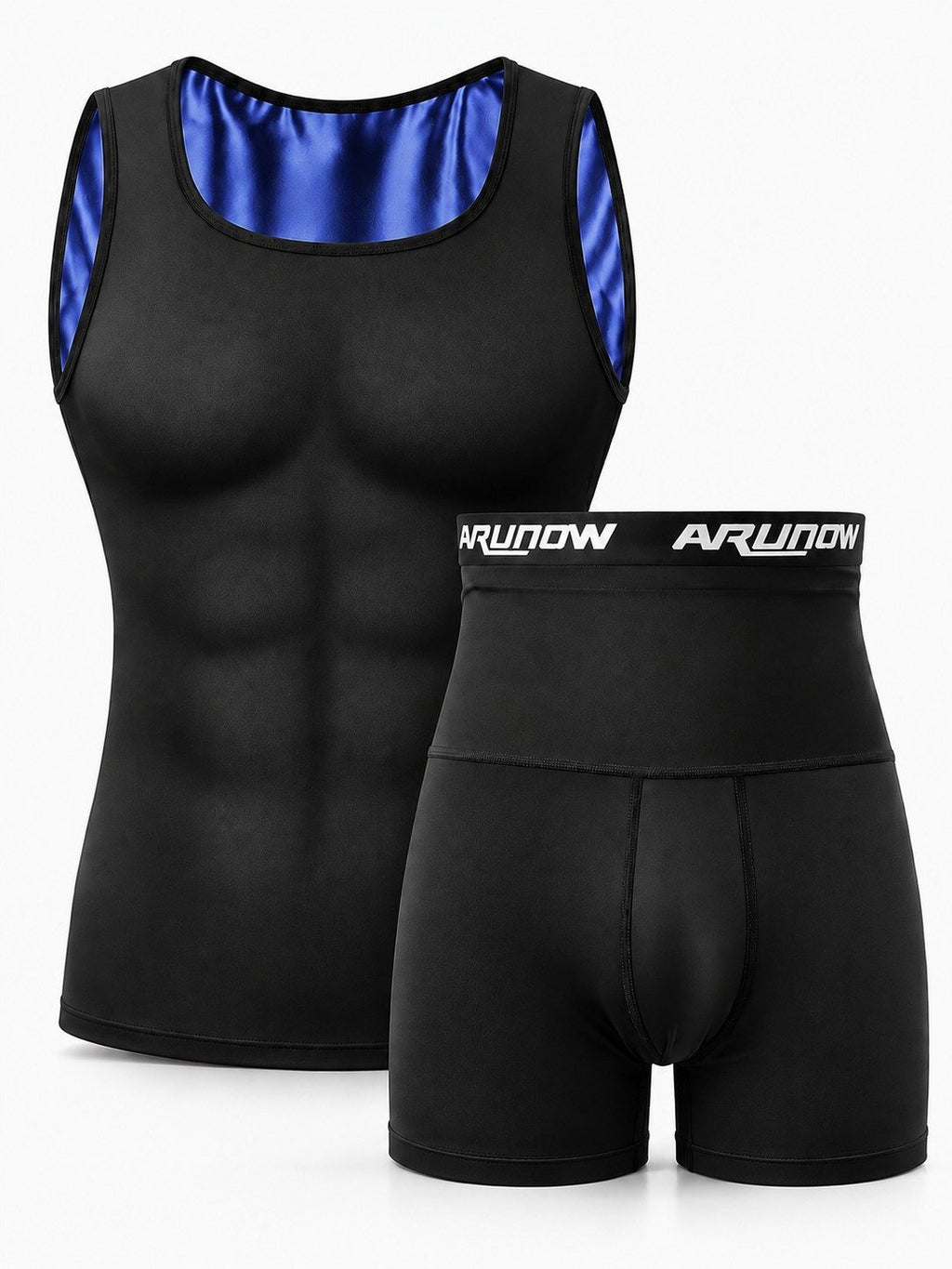 Men's Sweat-Enhancing Training Tank & Shorts Set