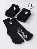 Five-Toe Grip Sports Socks