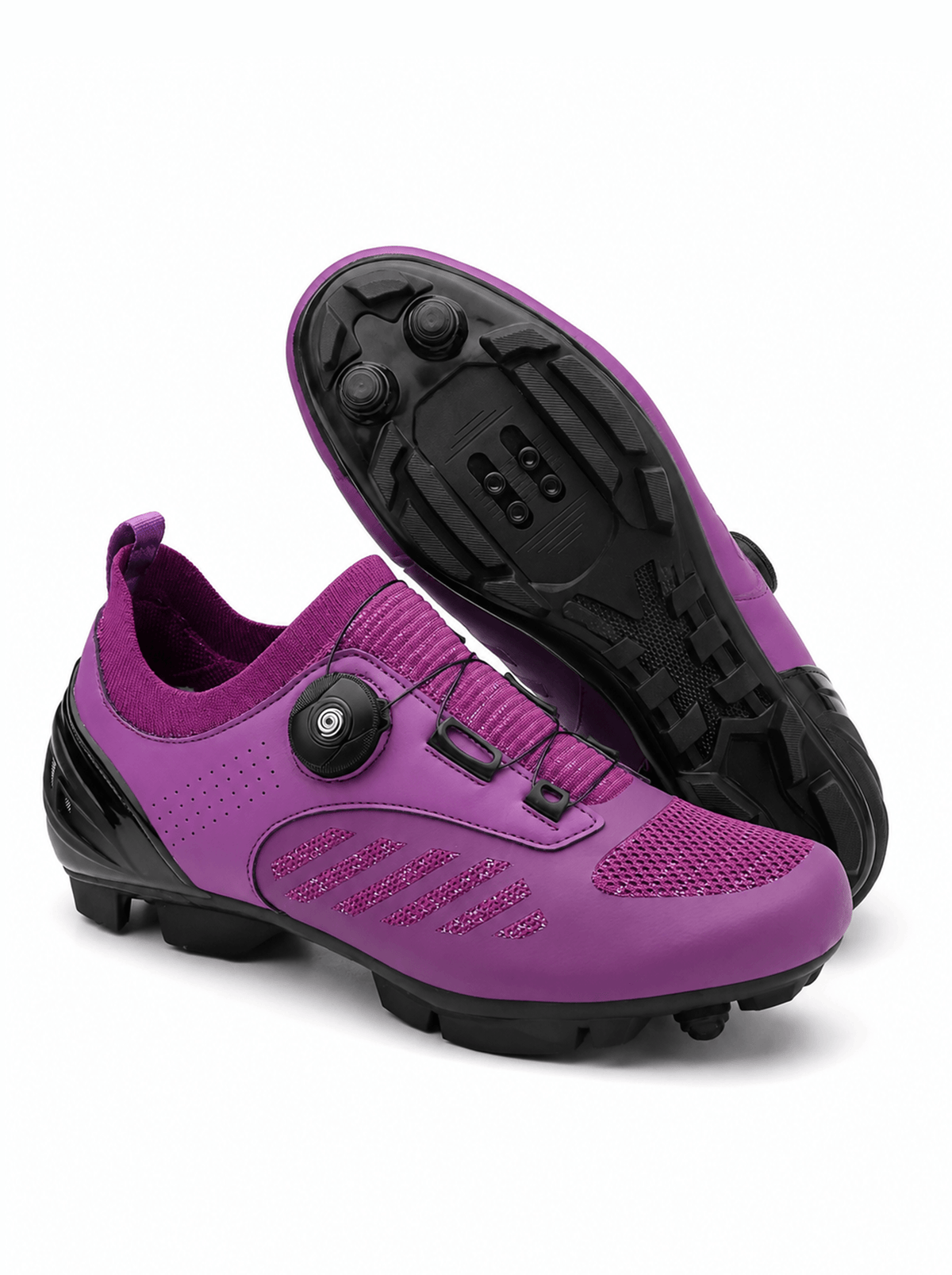 Mountain Cycling Shoes with Dial Closure and Lugged Outsole
