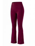 High-Waisted Flared Workout Leggings
