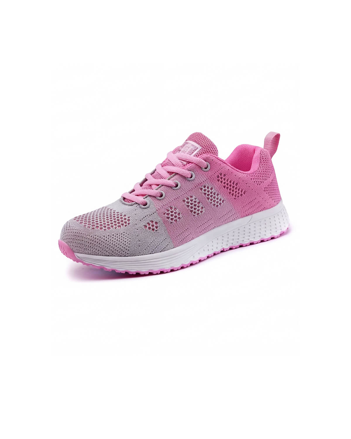 Women’s Lightweight Knit Training Sneakers with Lace-Up Fit