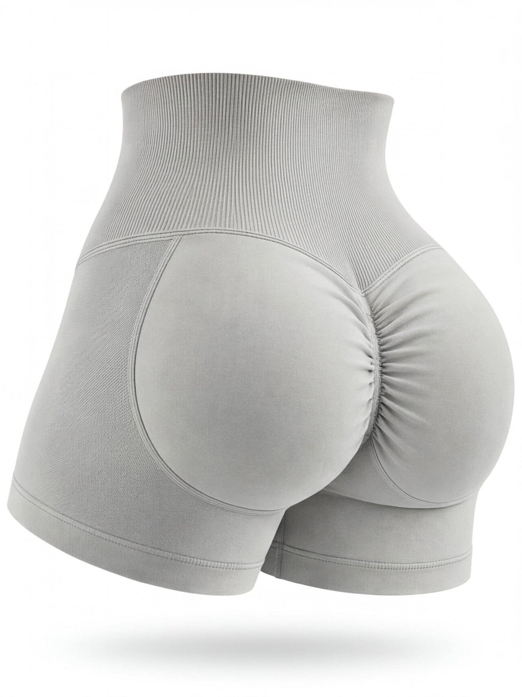 High-Waisted Scrunch Workout Shorts