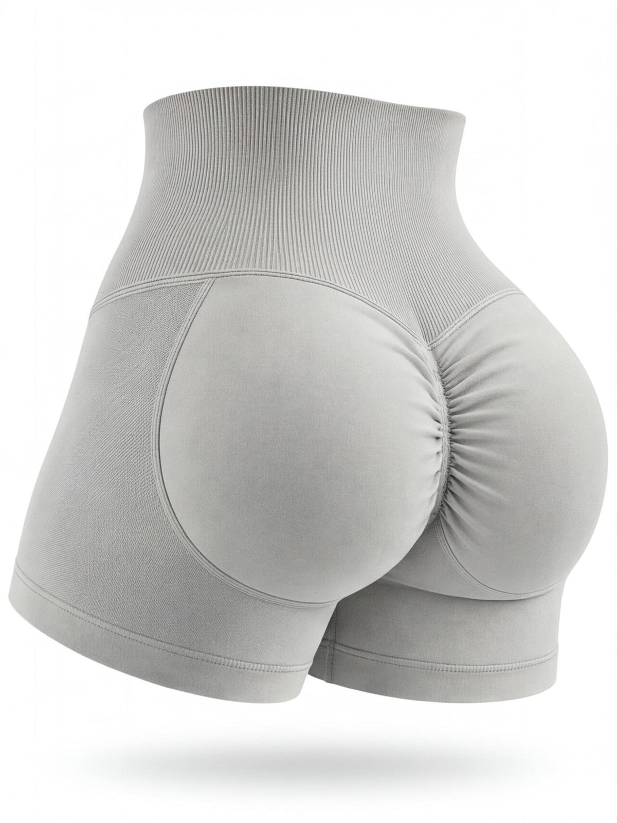 High-Waisted Scrunch Workout Shorts