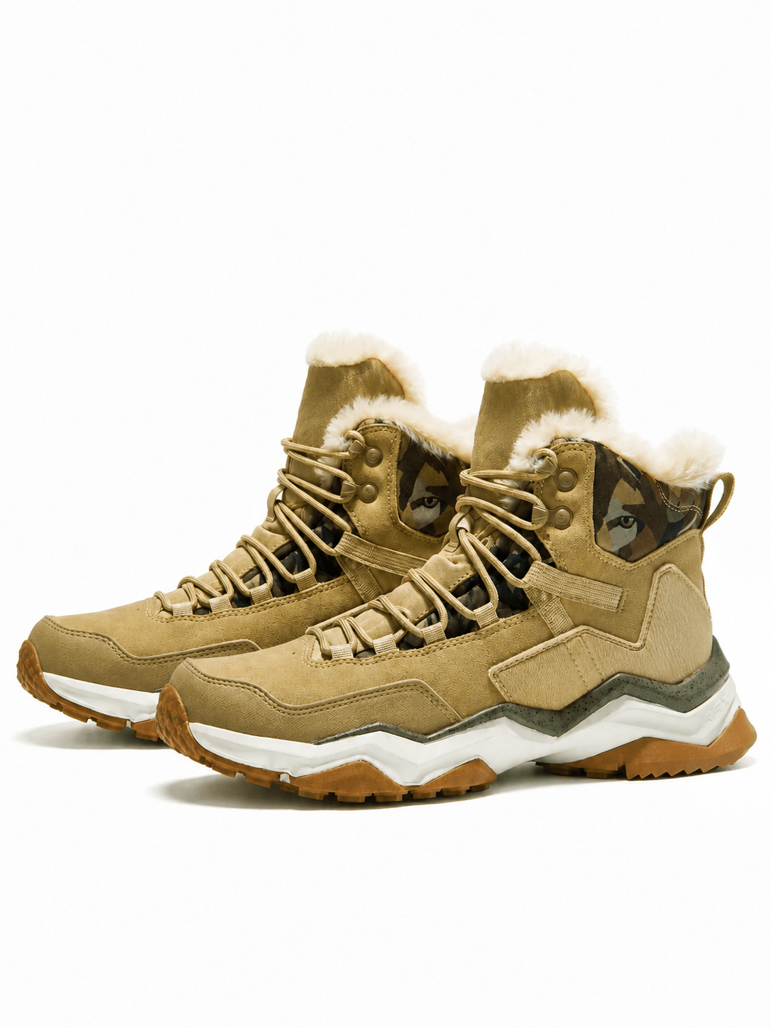 Trail Hiking Boots with Padded Tongue and Layered Support