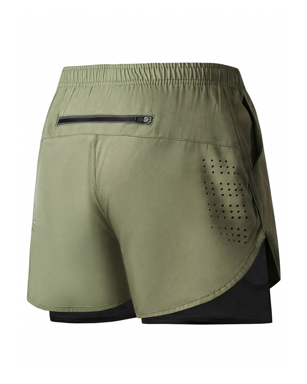 2-in-1 Running Shorts with Phone Pocket Liner