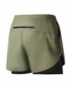 2-in-1 Running Shorts with Phone Pocket Liner