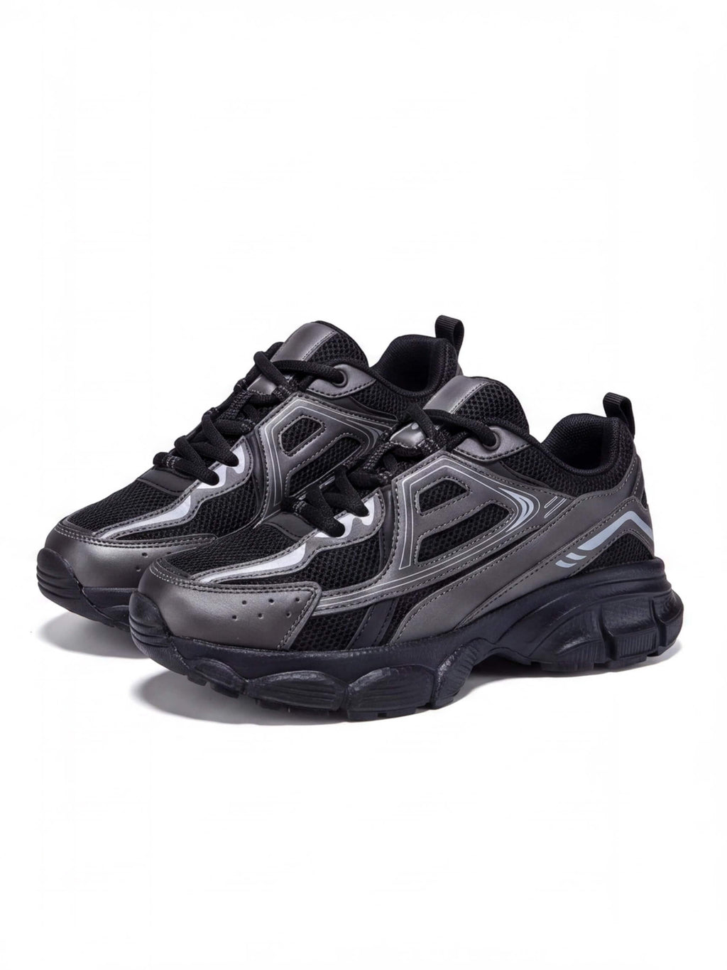 Women’s Mesh Trainers with Segmented Cushioning and Support Panels
