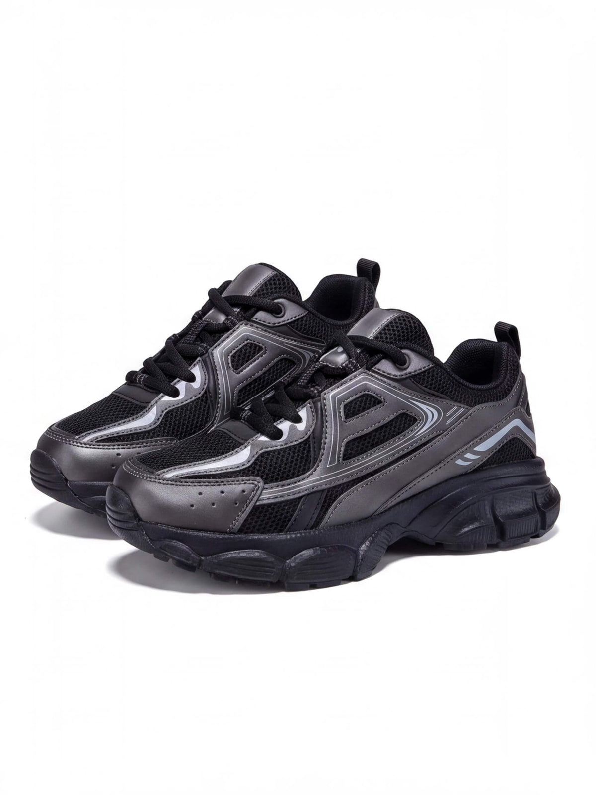 Women’s Mesh Trainers with Segmented Cushioning and Support Panels