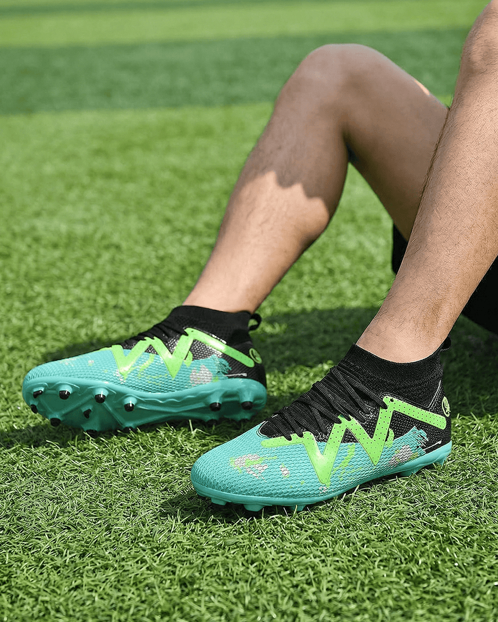 Soccer Field Cleats with Sock Collar and Studs