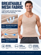 Men's Targeted Compression Tank with Mesh Ventilation