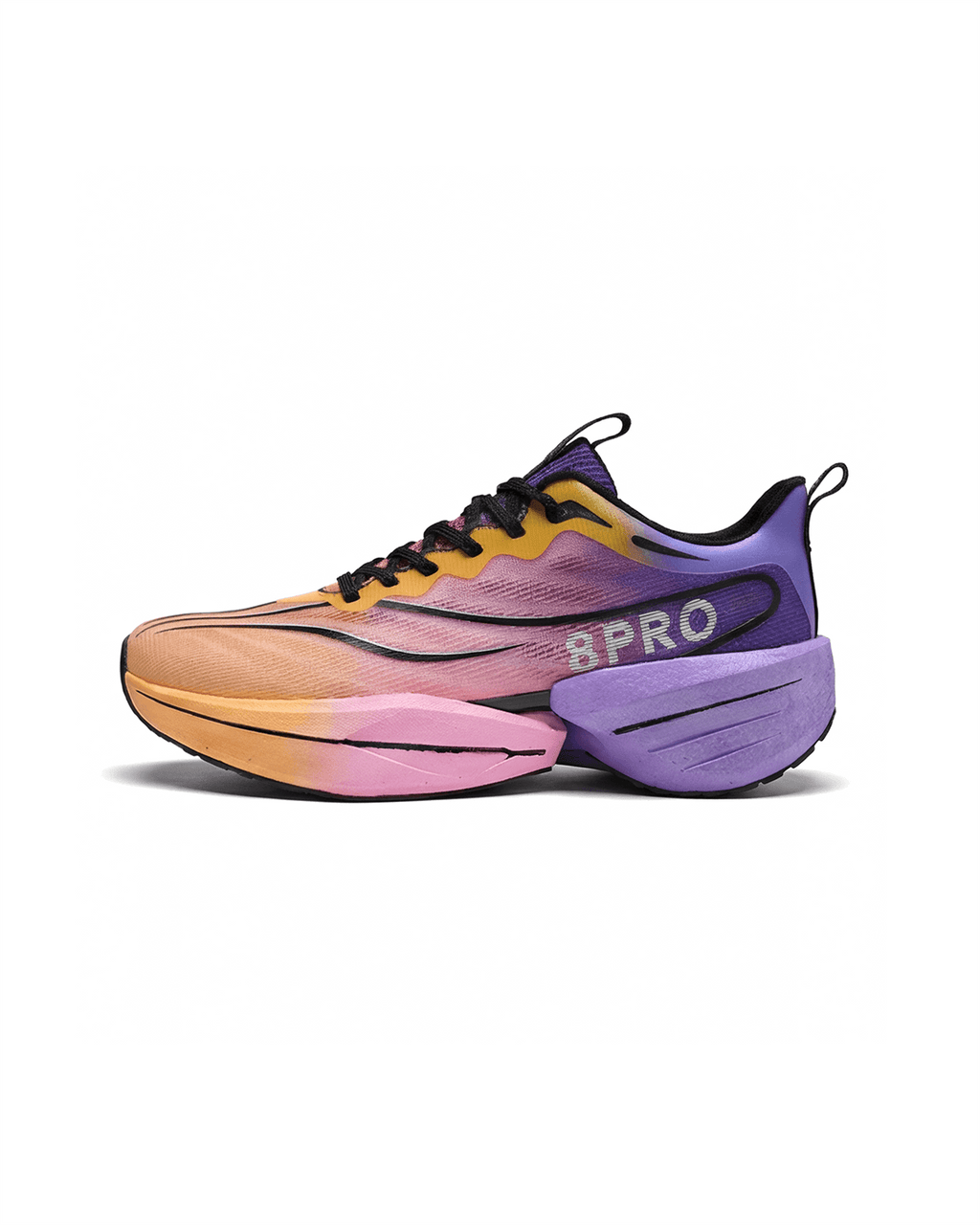 Lightweight Lace-Up Running Shoes with Cushioned Midsole