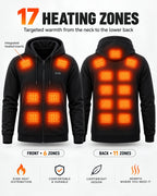 17-Zone Heated Full-Zip Hoodie