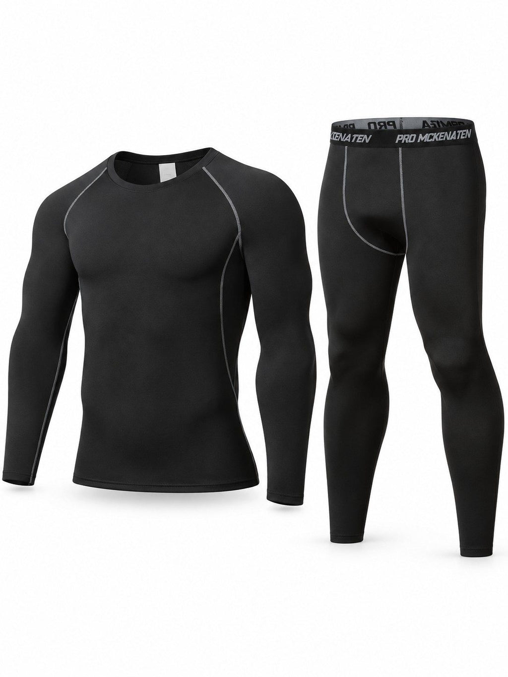 Men's Compression Base Layer Top & Tights Set