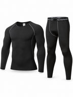 Men's Compression Base Layer Top & Tights Set