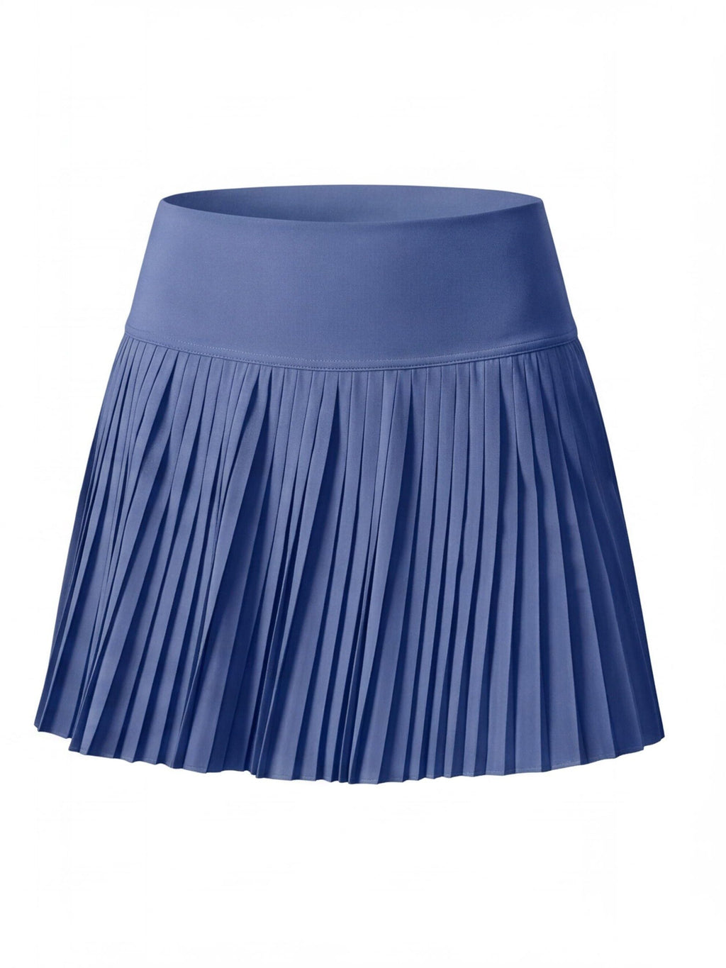 Pleated High-Waisted Skort with Built-In Shorts