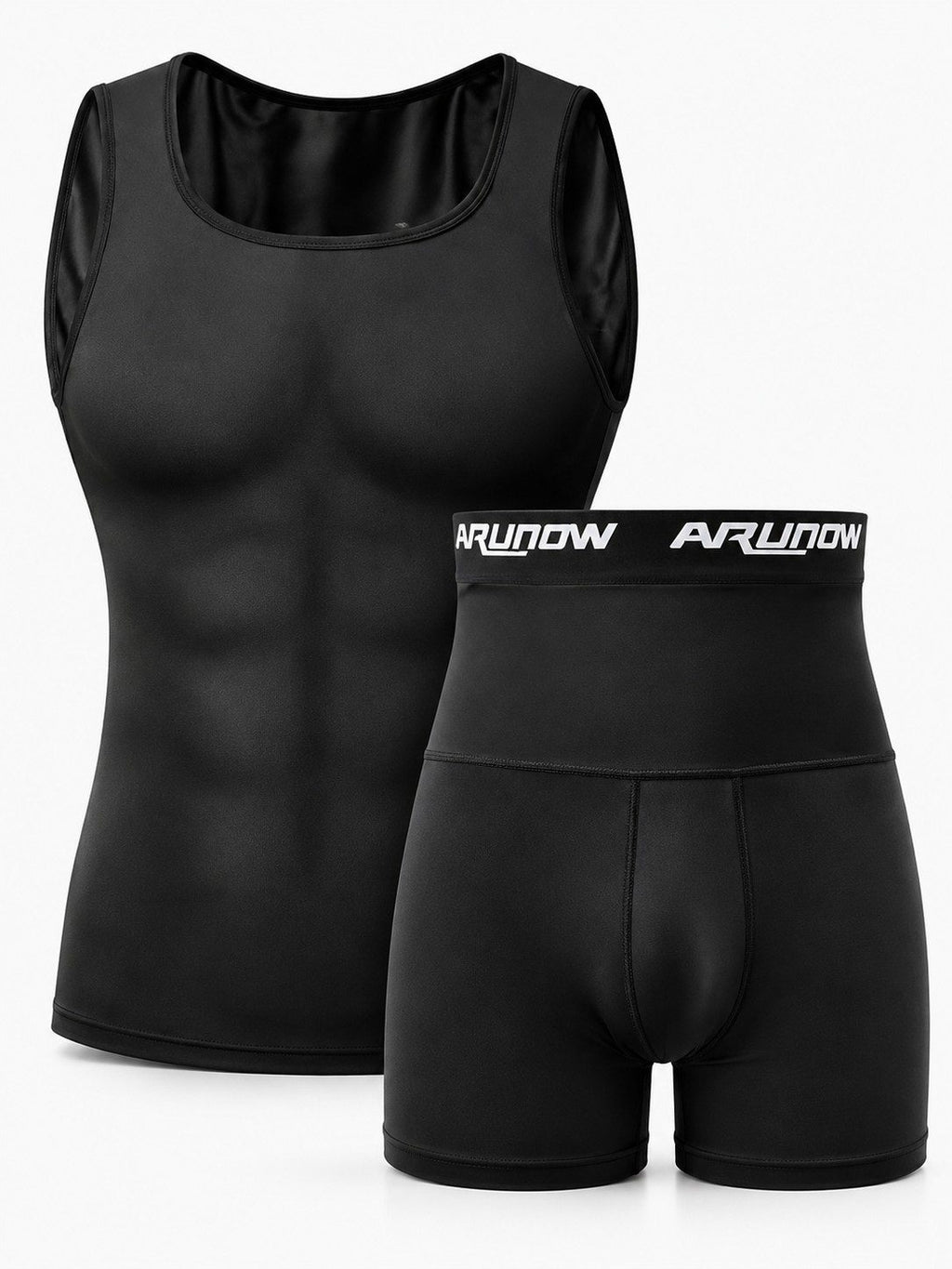Men's Sweat-Enhancing Training Tank & Shorts Set
