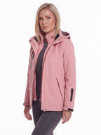 Women's 3-in-1 Modular Hiking Jacket with Fleece