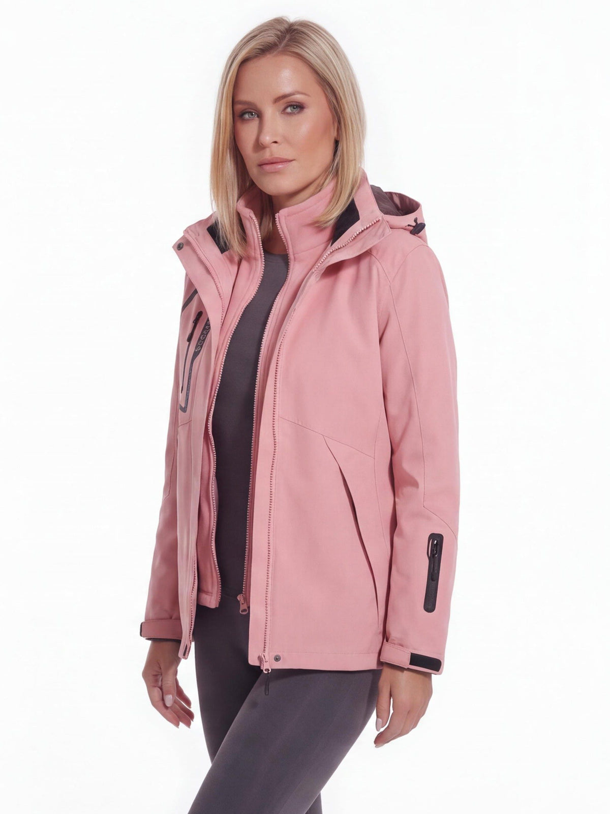 Women's 3-in-1 Modular Hiking Jacket with Fleece