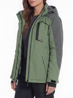 Insulated Waterproof Hooded Ski Jacket