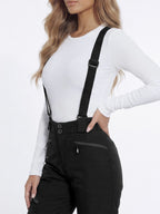 Insulated Snow Pants with Detachable Suspenders