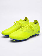 Soccer Cleats with Knit Collar and Textured Upper
