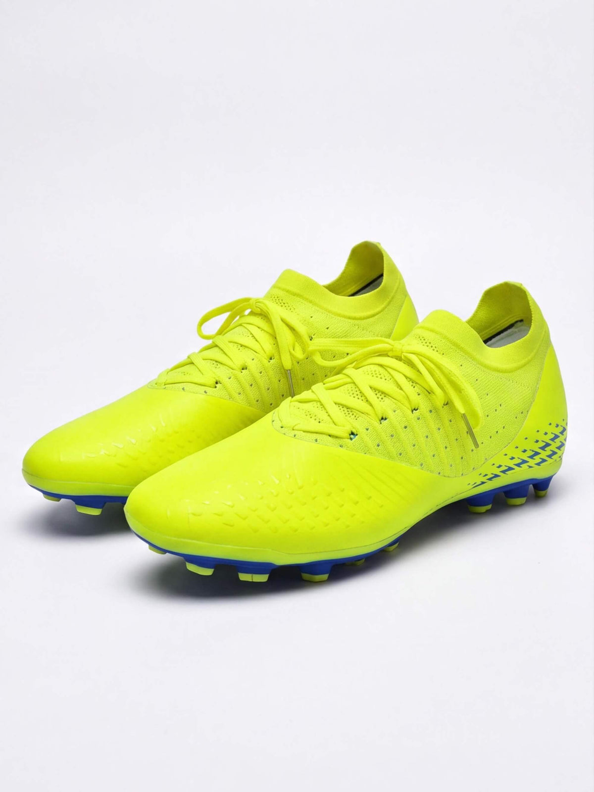 Soccer Cleats with Knit Collar and Textured Upper