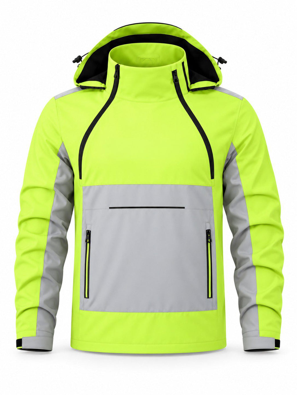 Hooded Softshell Anorak Hiking Jacket