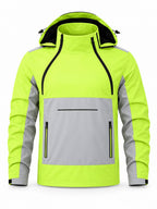 Hooded Softshell Anorak Hiking Jacket