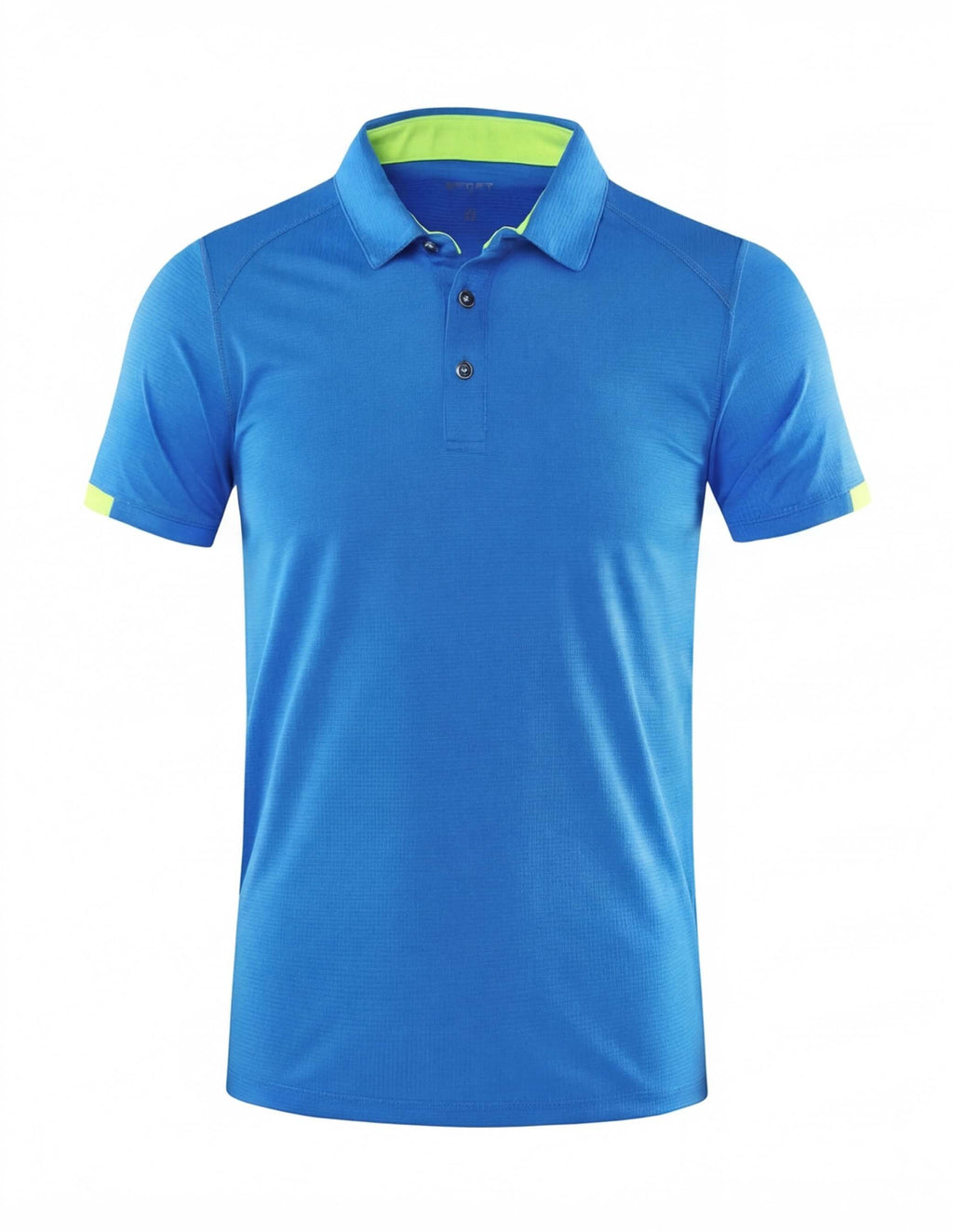 Quick-Dry Golf Polo Shirt with Button Placket