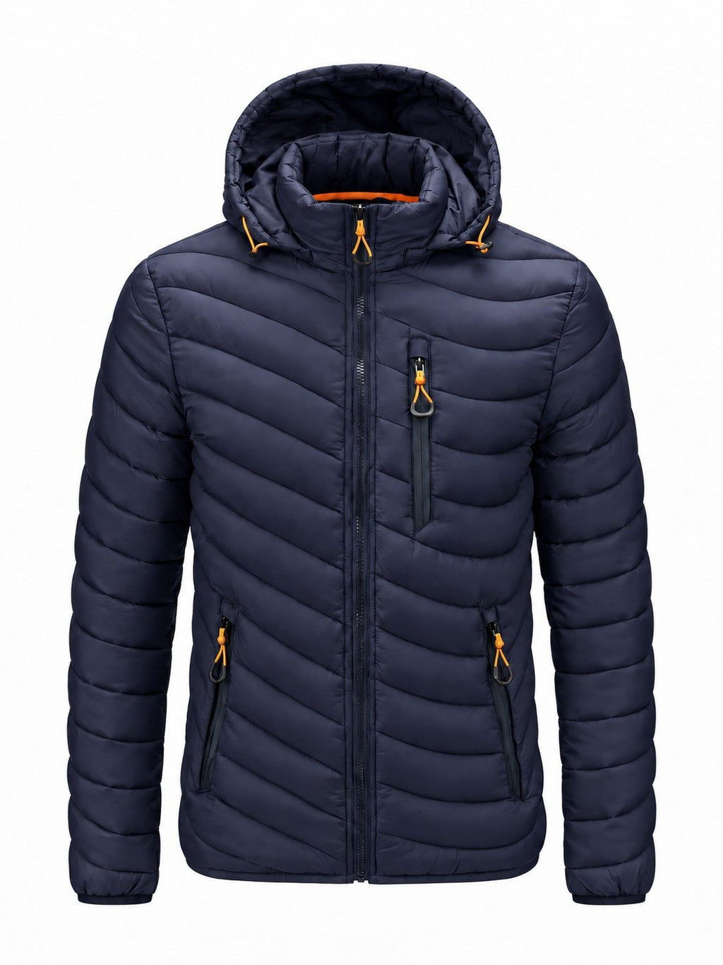 Hooded Quilted Insulated Jacket