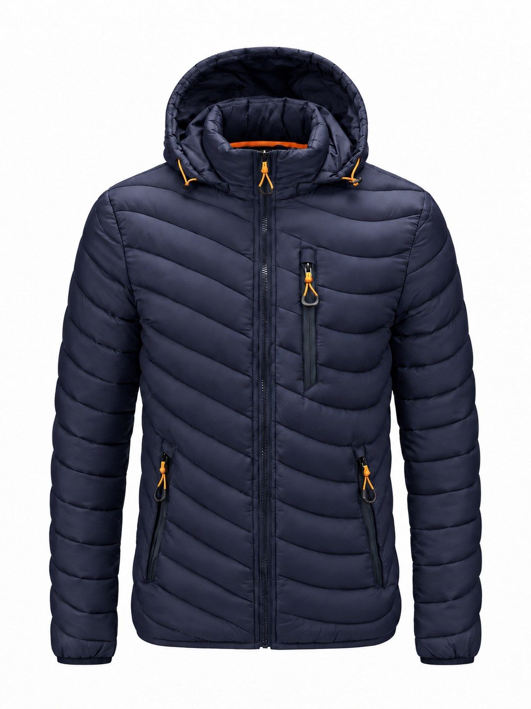 Hooded Quilted Insulated Jacket