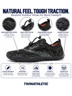 Barefoot Minimal Outdoor Shoes with Rugged Tread