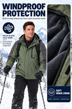 Insulated Waterproof Hooded Ski Jacket
