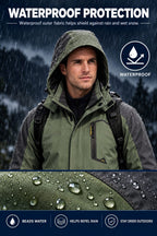 Insulated Waterproof Hooded Ski Jacket